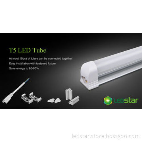 Energy-saving T5 LED Tubes with 3014 SMD, 1.2m/16W/1,440lm/2,700-6,500K Color Temperature, 75Ra CRI